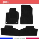 Tapis de voiture - sur mesure pour juke (ds 08 / 2019) - 3 pices - tapis de sol antidrapant pour automobile ...