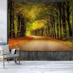 Tapisserie tenture murale imprim�e grande for�t belle tapisserie nature tenture hippie mandala d�coration ...