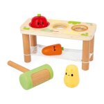 Taptap l�gumes de la ferme - jouet d�veil enfant - 3 l�gumes du potager + 1 maillet - en bois fsc - d�s ...