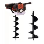 Gt garden - tarière thermique 52 cm3 + mèches 150 et 250 mm Gt garden - tarière thermique 52 cm3 + mèches 150 et 250 mm