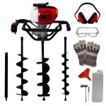 Tarire thermique - marque - 52cc - 3 forets - 12 l rservoir - moteur 2 temps