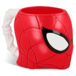 Tasse 3d - marvel - spiderman - rouge - 290ml - compatible lave - vaisselle