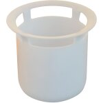 Tasse de bonde de douche - blanc - diamtre 90 mm - grille mtal - sortie  visser ou coller - dmontable ...