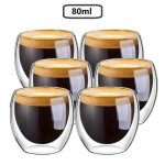 Tasse à café / expresso / espresso en verre - mtevotx - set - tasses à café double paroi - 80ml - transparent ... Tasse à café / expresso / espresso en verre - mtevotx - set - tasses à café double paroi - 80ml - transparent ...