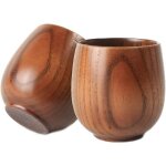 Tasse à café - haopyou - 2 pièces - bois naturel fait main - style scandinave - service à café Tasse à café - haopyou - 2 pièces - bois naturel fait main - style scandinave - service à café