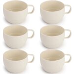 Tasses � caf� en plastique - dema - lot de 6 pi�ces - 350 ml - r�sistantes et l�g�res - polypropyl�ne ...