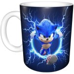 Tasse en cramique - sonic - sonic mug - 11 onces - maison bureau voyages