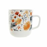 Tasse - dkd home decor - 380 ml - 2 pcs - porcelaine - shabby chic - fleurs Tasse - dkd home decor - 380 ml - 2 pcs - porcelaine - shabby chic - fleurs