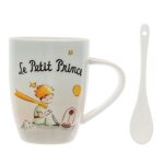 Tasses et mugs - tasse mug et cuillre enesco le petit prince (rose)