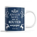 Tasse nol routier homme bleu mug prnom ide cadeau secret santa