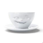 Tasse et sous tasse - humeur tassen - porcelaine - 200 ml - fabriqu�e en allemagne