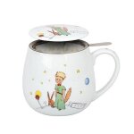 Tasse à thé en porcelaine avec filtre könitz le petit prince (secret fr) Tasse à thé en porcelaine avec filtre könitz le petit prince (secret fr)
