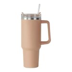 Tasse voyage avec anse tasses de voyage  caf thermos gobelet isotherme en acier inoxydable avec couvercle ...