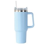Tasse de voyage  caf thermos - gobelet isotherme - acier inoxydable - 40 oz - tanche - design contemporain ...