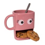 Tassee original à offrir en cadeau yeux. tasse enfant petit dejeuner rose avec porte - biscuit. mug en ... Tassee original à offrir en cadeau yeux. tasse enfant petit dejeuner rose avec porte - biscuit. mug en ...