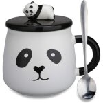 Tassemug en c�ramique cadeauxpanda 3d pour cadeau d?anniversairede no�l tasse � caf�� th� avec couvercle ...