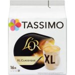 Tassimo caf� dosettes - 80 boissons lor extra long classique (lot de 5 x 16 boissons)