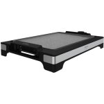 Cecotec tasty & grill 2000 plancha �lectrique en acier inoxydable 2000 w plaque rockstone antiadh�sive ...