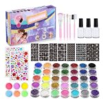 Tatouage paillette kit paillettes glitter tattoo 41 couleur maquillage paillette tanche tatouage paillettes ...
