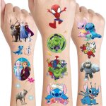 Tatouages temporaires pour enfants - trahoo - 4 styles - imperm�able - non toxique - doux pour la peau ...