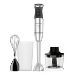 Taurus ? mixeur plongeant 1500 w 20 vitesses + turbo lames inox anti - �claboussures 3 accessoires sans ...