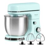 Taurus ? robot p�tissier mixing chef gusto 1300w bol inox 5l 8 vitesses + pulse t�te inclinable accessoires ...