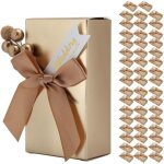 Tbest cadeau de souvenirs de mariage 50pcs faveurs de mariage bote cadeau en papier de souvenirs de ...