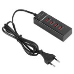 Chargeur usb - tbest - chargeur universel 4 ports - charge rapide 3a - protection de circuit - 100 - ...