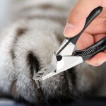 Ciseaux à ongles pour animaux - tbest - rouge - acier inoxydable - ergonomique - sécurité renforcée Ciseaux à ongles pour animaux - tbest - rouge - acier inoxydable - ergonomique - sécurité renforcée