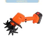 Tbest cultivateur de motoculteur sans fil cordless tiller cultivator 21v battery powered 4 inch quincaillerie ...