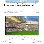 Tbest �cran de cin�ma �cran de projecteur de 150 pouces 16:9 hd 4k pliable portable double face rideau ...