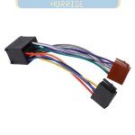 Tbest faisceau de c�bles radio iso adaptateur de faisceau de c�bles iso pour autoradio prise pour s�rie ...