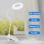 Lampe led - tbest - pince � clipser - rechargeable usb - 3 niveaux de luminosit� - design contemporain ...