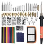 Kit de pyrogravure - tbest - fer � souder �lectrique - temp�rature r�glable 200 - 450? - sac de transport ...
