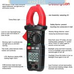 Tbest pince amp�rem�trique num�rique pince multim�tre num�rique multifonction 600 v testeur de outillage ...