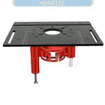 Tbest plaque dinsertion de table de toupie lot de 2 plaques dinsertion de table de routeur en outillage ...