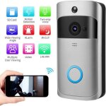 Tbest sonnette vido wifi camra de porte de systme daccs de porte de sonnette infrarouge sans fil ...