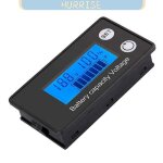 Tbest voltm�tre lcd moniteur de batterie lcd compteur de capacit� de tension num�rique avec �cran bleu ...