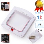 Td® chatiere pour chat chien xl large moyen petit porte animaux de compagnie silencieux trappe taille ... Td® chatiere pour chat chien xl large moyen petit porte animaux de compagnie silencieux trappe taille ...