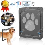 Chatiere pour chien chat grande taille moyen xl isolante porte animaux de compagnie silencieux taille ...