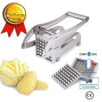 Machine  frites - tdconfo - coupe frites mnager - acier inoxydable - 2 grilles - manuel