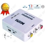 Td convertisseur hdmi vers rca video audio adaptateur av pour wii femelle charge usb mini television ...