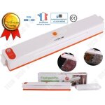 Td� machine sous vide alimentaire professionnel appareil de mise food saver sac reutilisable avec rouleaux ...
