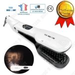 Td peigne  cheveux  vapeur redresseur lectrique coiffure plaque de redressement lisseur boucleur double ...