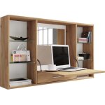 Tealas bureau bureau mettre la table accroché au mur 1 claquement de porte 1 tiroir 6 tablettes chêne ... Tealas bureau bureau mettre la table accroché au mur 1 claquement de porte 1 tiroir 6 tablettes chêne ...