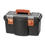 Bo�te � outils - tech - it - 16 - plastique - noir - compartiment unique