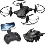 Tech rc drone avec camra hd drone camra temps de vol de 20 minutes 360flips 2 batteries mode sans ...