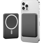 Techta batterie externe magn�tique 10000mah ? charge sans fil 15w & usb - c pd 20w ? power bank portable ...