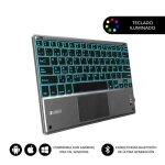 Clavier bluetooth - subblim - touchpad smart - rétroéclairé 7 couleurs - ultra mince - rechargeable li ... Clavier bluetooth - subblim - touchpad smart - rétroéclairé 7 couleurs - ultra mince - rechargeable li ...