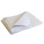 Tecplast bche bois 4x10 m tr170bo - bche arme transparente - haute qualit - protection impermable ...